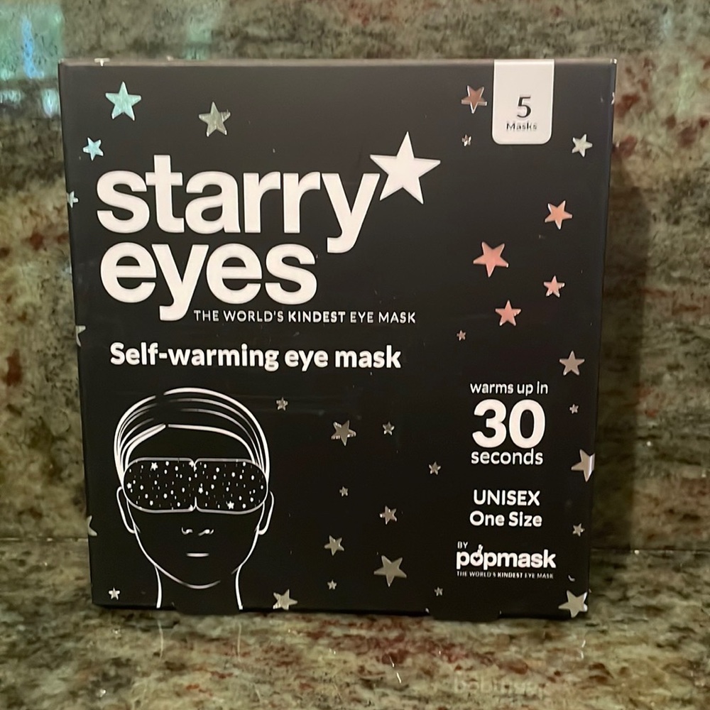 Starry Eyes Pop Mask self warming eye mask box  of 5